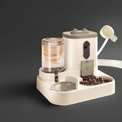 2in 1 Cat Food Dispenser Water and Food Integrated Fully Automatic Cat Food Feeding and Water Dispenser Cute Water Dispenser Dropshipman