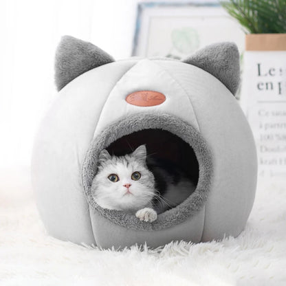 New Deep Sleep Comfort In Winter Cat Bed Iittle Mat Basket Small Dog House Products Pets Tent Cozy Cave Nest Indoor Cama Gato Dropshipman