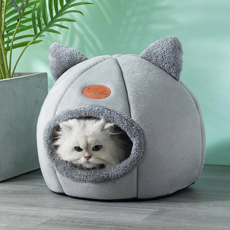 New Deep Sleep Comfort In Winter Cat Bed Iittle Mat Basket Small Dog House Products Pets Tent Cozy Cave Nest Indoor Cama Gato Dropshipman