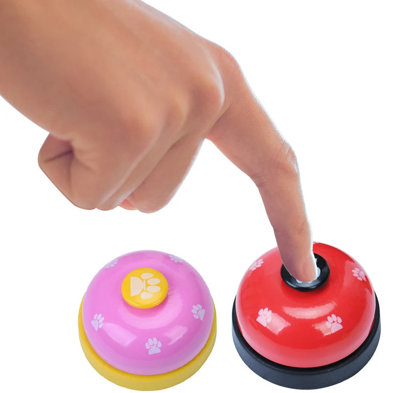 Funny Pet Dog Training Bell Behavior Training Feeding Reminder Bell For Dog Kitty Food Feeder Call Bell Pet Educational Supplies