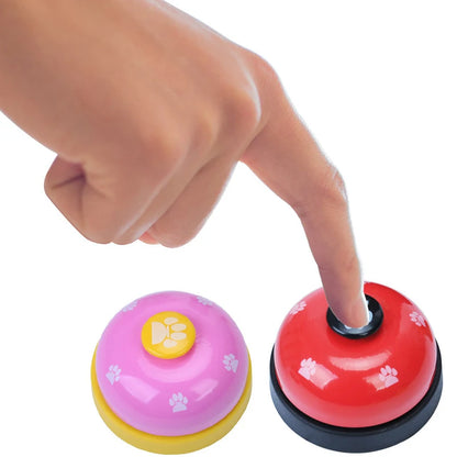 Funny Pet Dog Training Bell Behavior Training Feeding Reminder Bell For Dog Kitty Food Feeder Call Bell Pet Educational Supplies