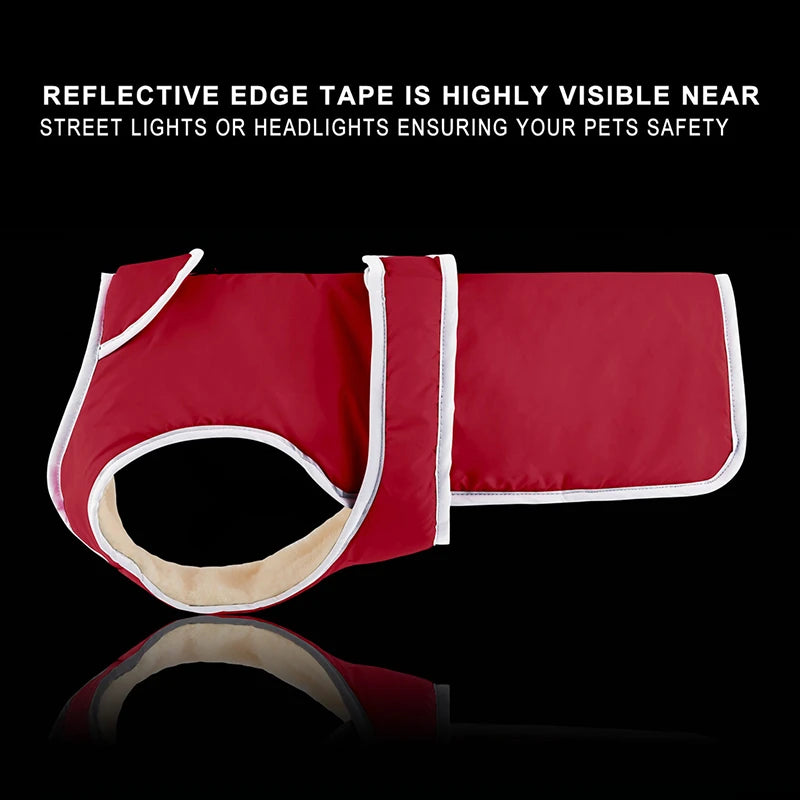 Benepaw Warm Dog Jacket For Small Medium Large Dogs Waterproof Reflective Pet Clothes Winter Fleece Puppy Clothing Windproof