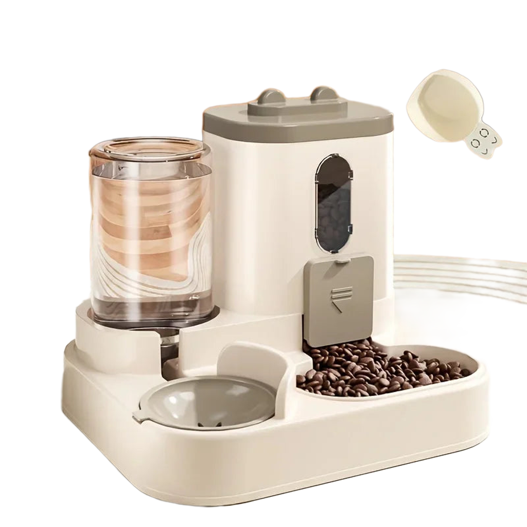 2in 1 Cat Food Dispenser Water and Food Integrated Fully Automatic Cat Food Feeding and Water Dispenser Cute Water Dispenser Dropshipman