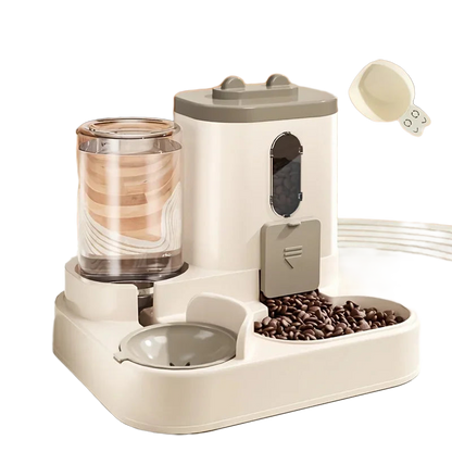 2in 1 Cat Food Dispenser Water and Food Integrated Fully Automatic Cat Food Feeding and Water Dispenser Cute Water Dispenser Dropshipman