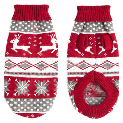 Cute Pet Dog Sweater for Small Dogs Winter Warm Puppy Cat Clothes Dachshund Pullover Mascotas Costume Clothing roupa cachorro