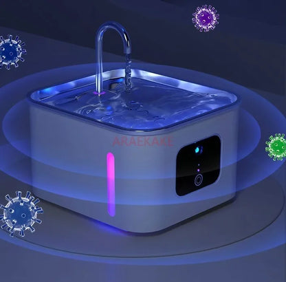 Cat automatic water dispenser, pet dog feeding water dispenser, flowing water dispenser, automatic circulation, non plug in wate
