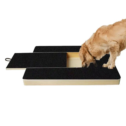 Dog Nail File Board Adjustable Wooden Scratching Board For Nail Trimming Self Scratcher Toy Safe Pet Grooming Accessories