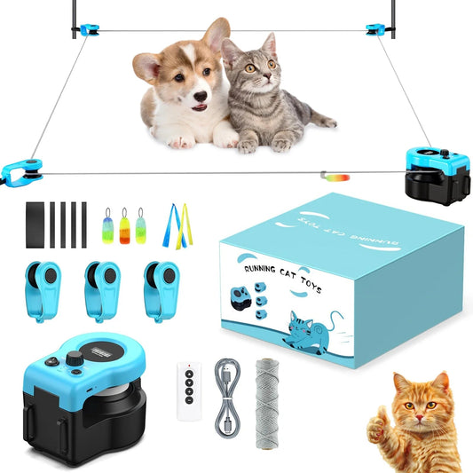 Cat Toys for Indoor Cats Interactive Cat Toy Wheel Exerciser New Cat Treadmill for Indoor Adjustable Speed Simulated Hunting Toy Dropshipman