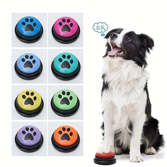 Interactive Dog Training Buttons, Interactive Dog Training Buttons - Recordable Talking Pet Communication Toy