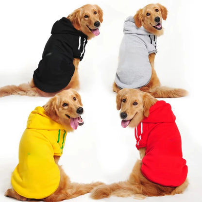 Cute Autumn Winter Warm Pet Dog Clothes Dog Hoodies Warm Coat for Medium Large Dog Jacket Sweater Puppy French Bulldog Clothes