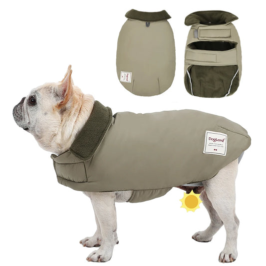 Dog Clothes Winter Coats for Small Medium Dogs Soft Warm Fluffy Dog Jacket Fleece Lined Waterproof Puppy Windbreaker Snow outfit