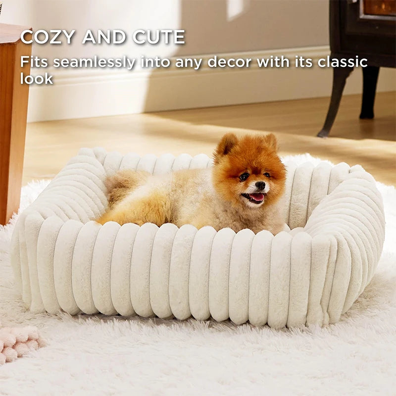 Large Pet Cat Dog Bed Square Plush Kennel Summer Washable Cat Mat Mattress Pet Cushion Medium Large Dogs Pet Supplies Dropshipman