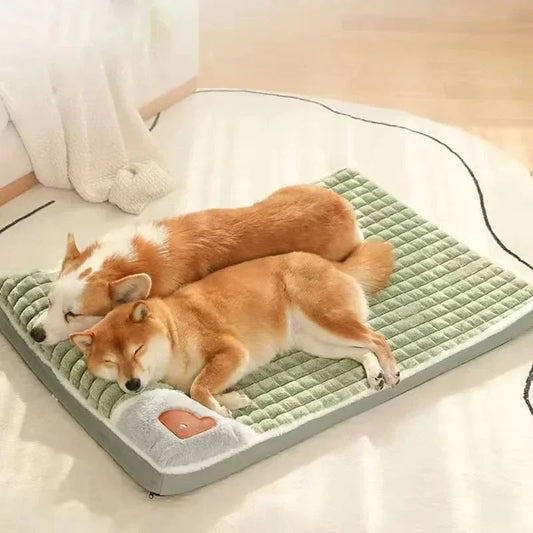 Machine Washable Dog Bed Removable Orthopedic Puppy Cushion Winter Memory Foam Dog Pillow For Small Medium Large Dogs And Cats Dropshipman