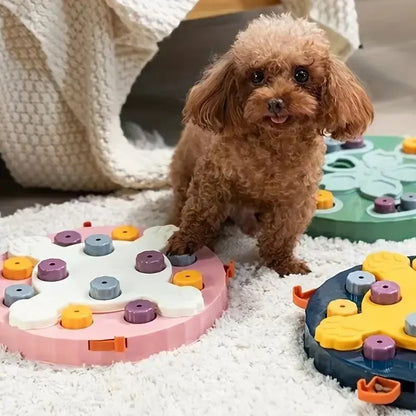 Cat Dog Puzzle Slow Food Toys Increase Puppy IQ Consuming Energy Feeder Cats Dogs Slow Food Bowl Training Game Pet Supplies