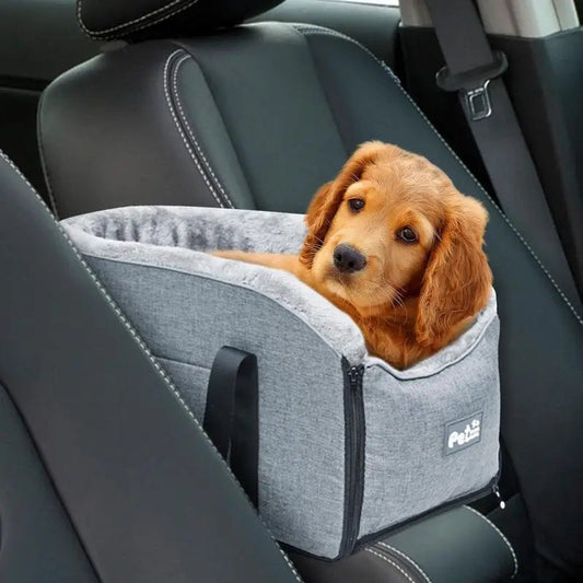 Portable Pet Dog Car Seat Central Control Nonslip Kennel Bed For Dog Cat Travel Accessories Dog Carriers Safety Car Armrest Box Dropshipman
