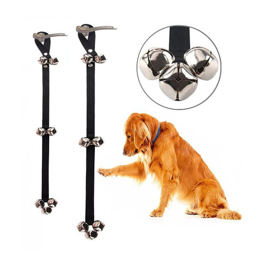 Dog Doorbell Training Adjustable Doorbell Dog Bell Suitable For Changing Dog Barking Scratching Door Toilet Training Dog Bell