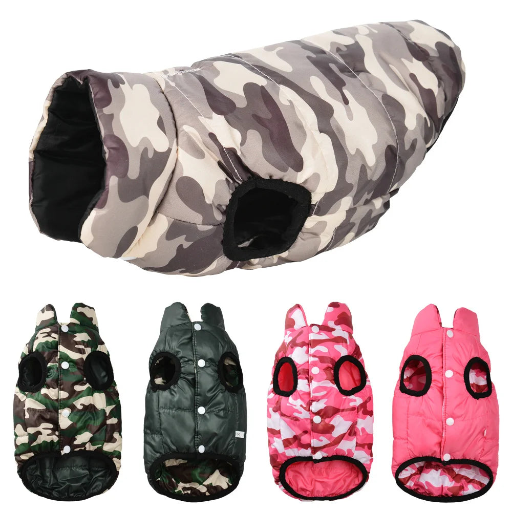Reversible Dog Clothes For Small Medium Dogs Cats Winter Warm Puppy Lightweight Coat Vest Chihuahua French Bulldog Pet Clothing